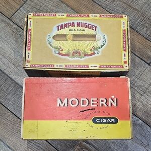 Tampa Nugget and Modern Old Cigar Boxes